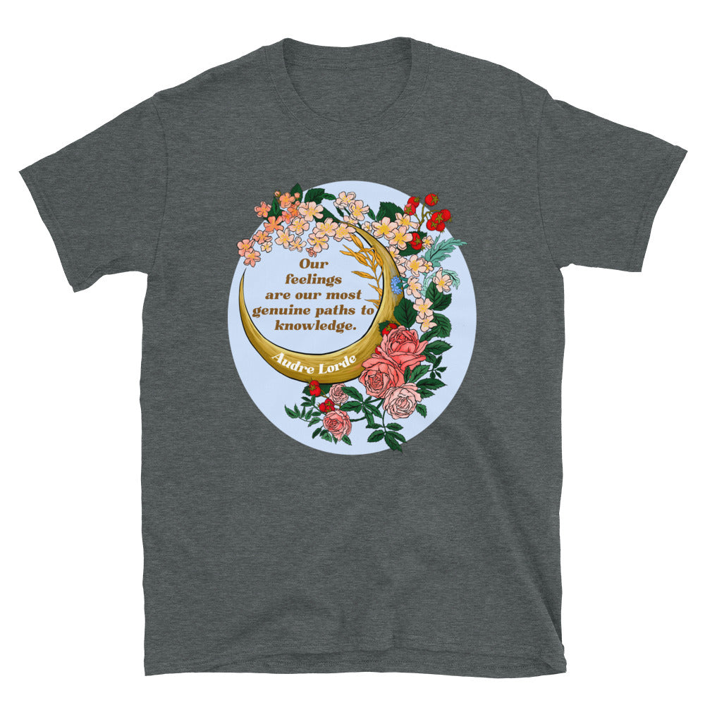 Our Feelings Are Our Most Genuine Paths To Knowledge, Audre Lorde: Feminist Shirt