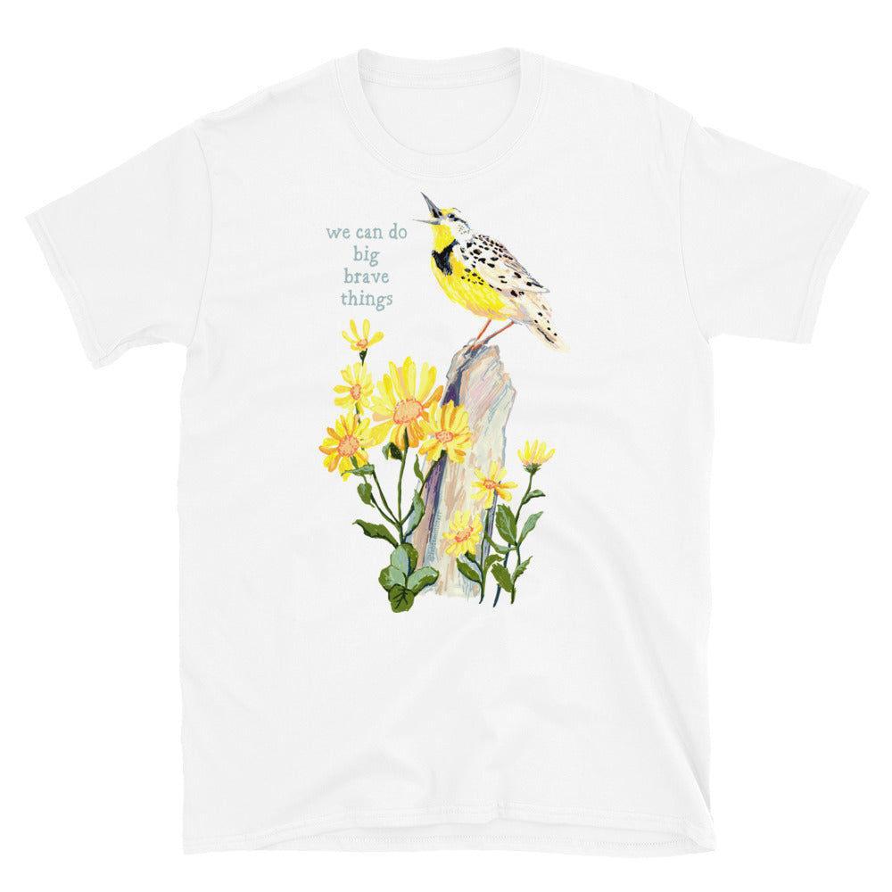 We Can Do Big Brave Things: Self Care Shirt